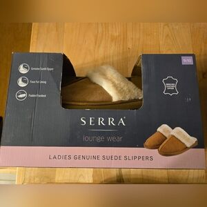 Womens Suede Slippers